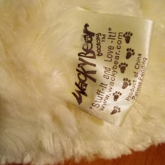 Wacky Bear Factory Fuzzy Bear Stuffed Animal Plush - Picture 5 of 5